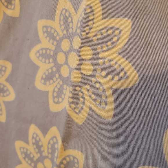 Banana Republic Floral Taupe Crop Trouser Pants Size 8 - Picture 3 of 4